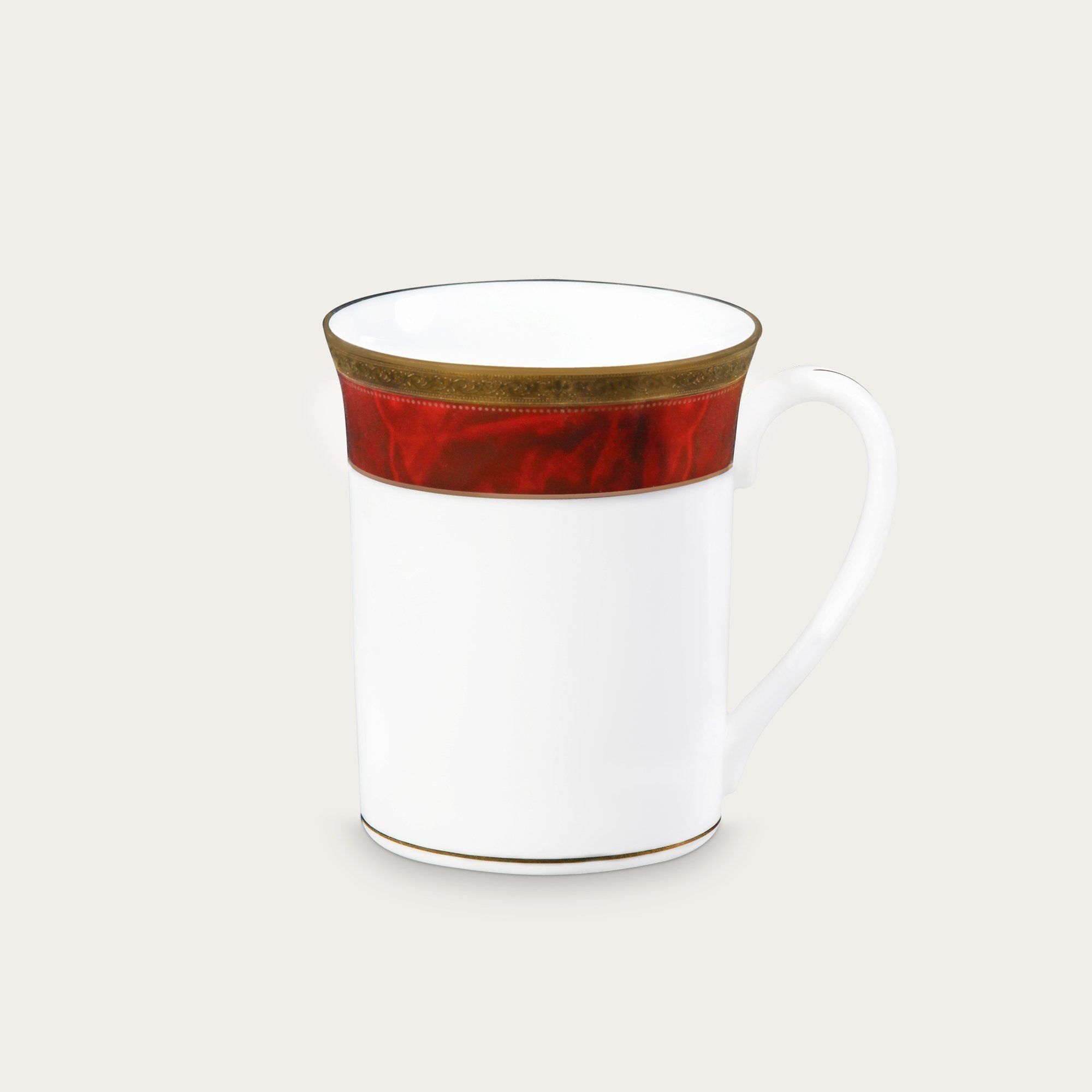 Cốc (ly) uống nước, cà phê dung tích 310ml sứ trắng | Noritake Majestic Collection M-166L - T91332K