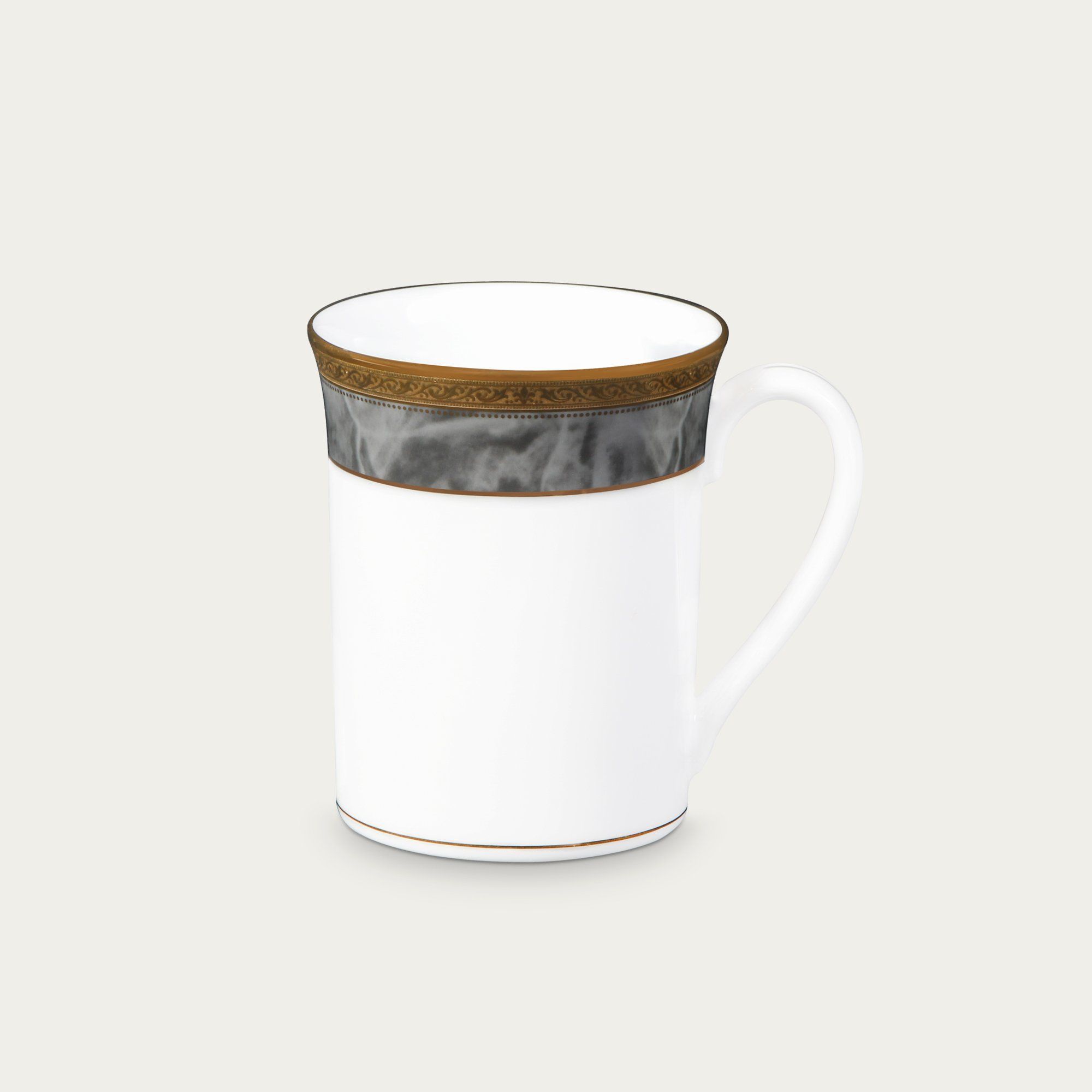 Cốc (ly) uống nước, cà phê dung tích 310ml sứ trắng | Noritake Majestic Vase M-167L - T91332K