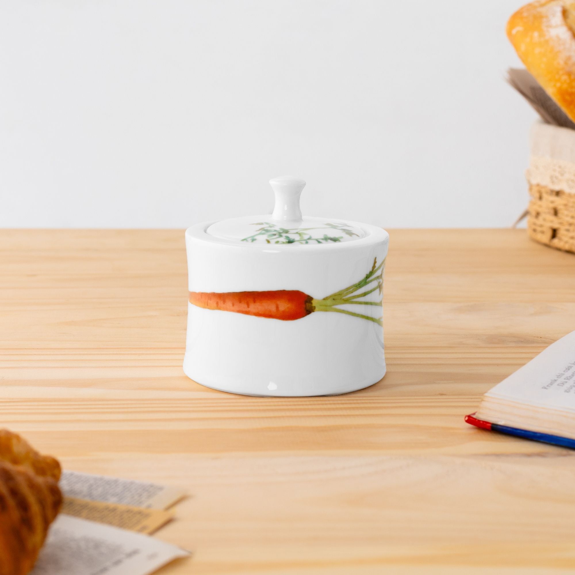 Bộ ấm chén uống trà (ấm 1.050ml, chén 210ml) 15 món sứ trắng | Noritake Kyoka Shunsai 1620-17L - T017A