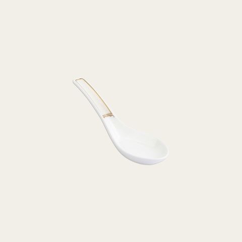  Thìa sứ (muỗng sứ) dài 14,2cm sứ xương | Noritake Odessa Gold 4874L - 97366 