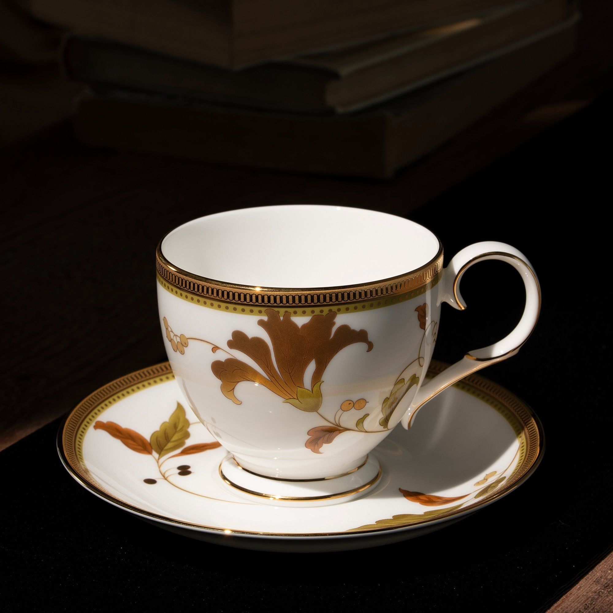 Bộ ấm chén uống trà (ấm 1.050ml, chén 250ml) 15 món sứ xương | Noritake Islay 4885L - T017A