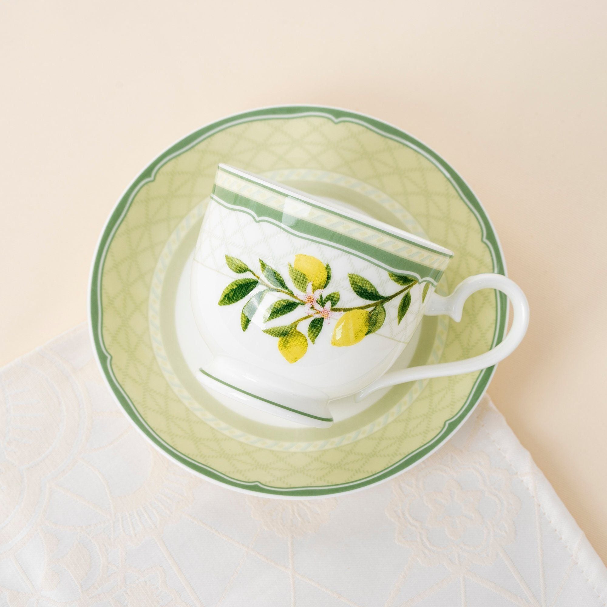 Bộ ấm chén uống trà (ấm 1.300ml, chén 230ml) 15 món sứ xương | Noritake Sorrento Breeze 4990L - T017A