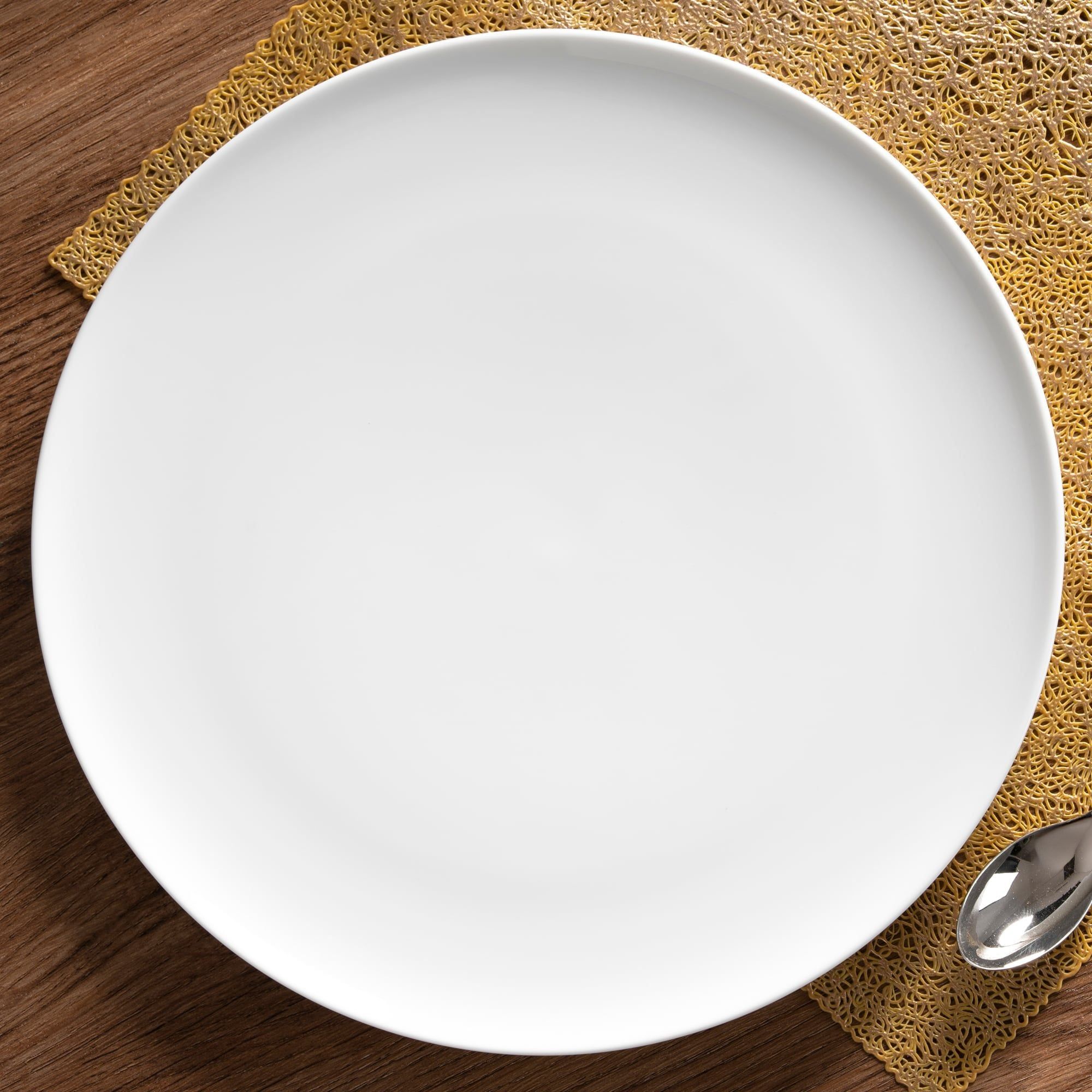 Đĩa tròn cỡ lớn đường kính 27,3cm sứ trắng | Noritake N4 1628L - 05524A