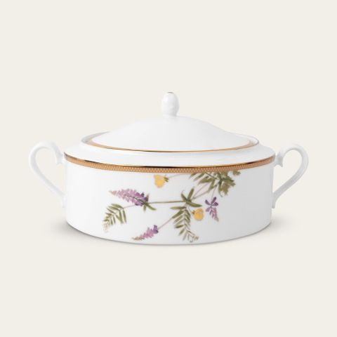  Âu cơm (thố cơm) có nắp dung tích 1.720ml sứ trắng | Noritake New Morning 1738L - 91029 