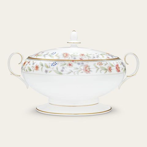  Âu cơm (thố cơm) có nắp dung tích 2.200ml sứ xương | Noritake Primrose 4909L - 50729A 