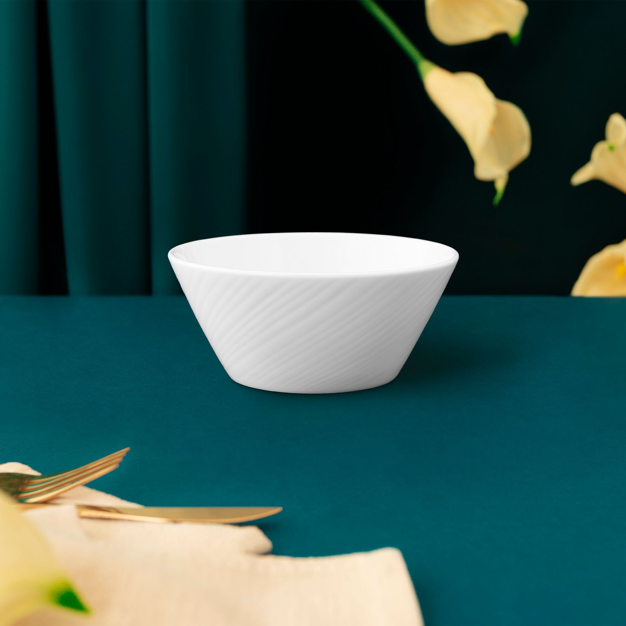 Bát cơm (chén cơm) 12cm dung tích 300ml sứ xương | Noritake Conjunto 4943L - 93912