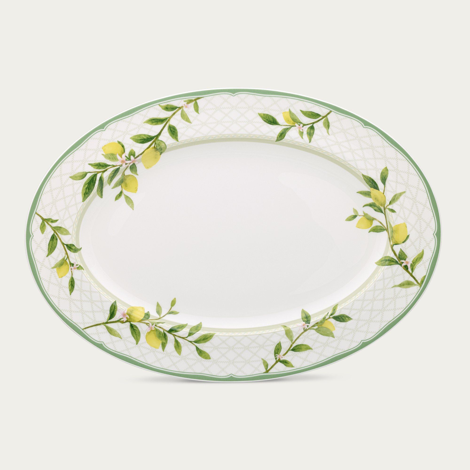 Đĩa Oval cỡ nhỏ (SM) dài 31,2cm sứ xương | Noritake Sorrento Breeze 4990L - 97245