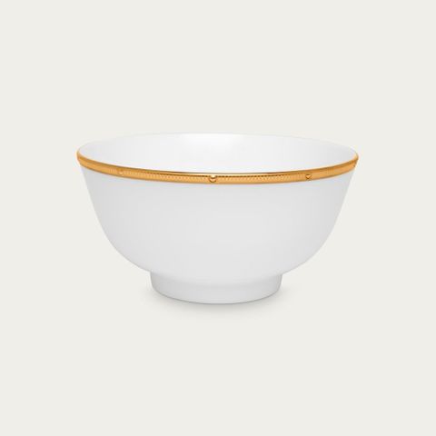  Bát mỳ (tô mỳ) đường kính 16,1cm dung tích 880ml sứ xương | Noritake Rochelle Gold 4796L - 50192A 