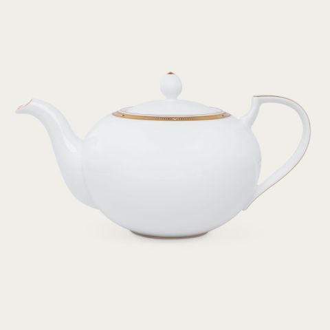  Ấm trà (bình trà) dung tích 1.150ml sứ xương | Noritake Rochelle Gold 4796L - 59533A 