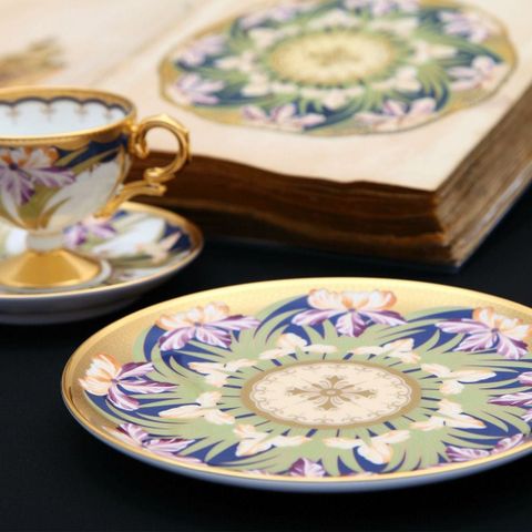  Đĩa tròn cỡ nhỏ đường kính 18cm sứ xương Nhật Bản | Noritake Wabana 4662-1J - T50115 