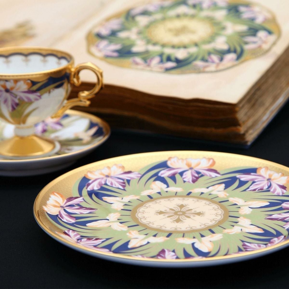 Đĩa tròn cỡ nhỏ đường kính 18cm sứ xương Nhật Bản | Noritake Wabana 4662-1J - T50115