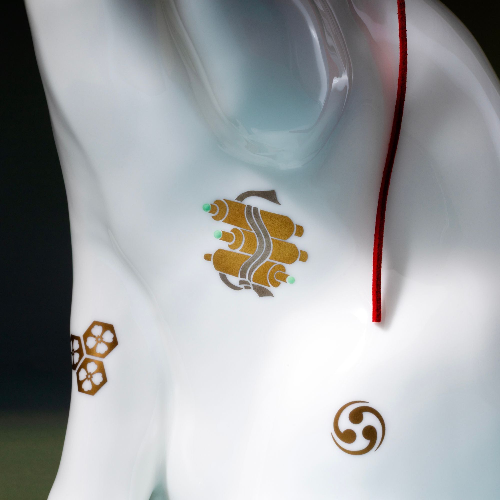 Tượng sứ mèo may mắn cao 26,5cm sứ xương cao cấp Nhật Bản | Noritake Fortune Cat AC405 - T54550B