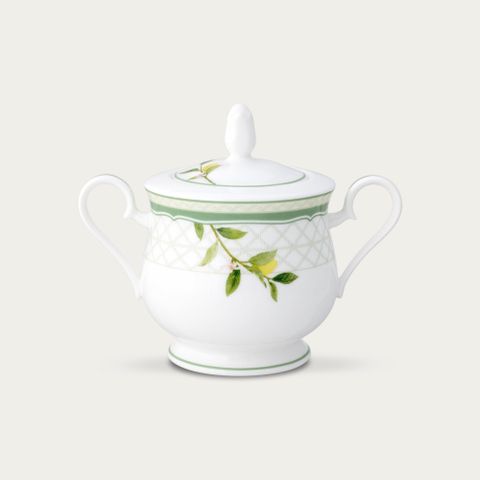  Bình (hũ) đường có nắp đậy dung tích 350ml sứ xương | Noritake Sorrento Breeze 4990L - 97227 