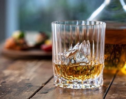 Ly pha lê rock glass Nhật Bản Hakuro dung tích 370ml | Kagami Crystal T429 - 2994