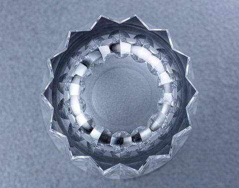 Ly (cốc) pha lê highball họa tiết Azekura dung tích 390ml | Kagami Crystal T726 - 312