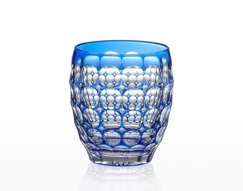  Ly pha lê rock glass Edo Kiriko 