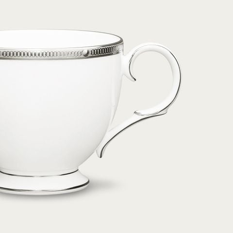  Chén trà (tách trà) dung tích 250ml sứ xương | Noritake Rochelle Platinum 4795L - 50788CA 