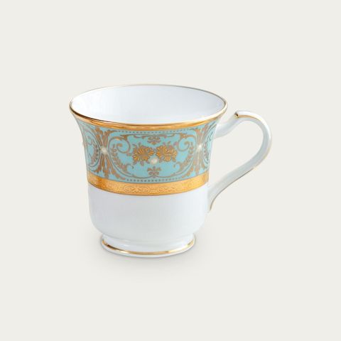  Chén trà (tách trà) dung tích 220ml sứ xương Nhật Bản | Noritake Georgian Turquoise 4857J - 59589C 