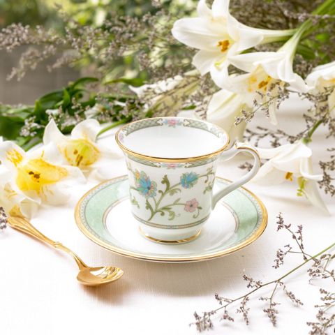 Bộ ấm chén uống trà (ấm 1.440ml, chén 220ml) 15 món sứ xương Nhật Bản | Noritake Yoshino 9983J - T017L 