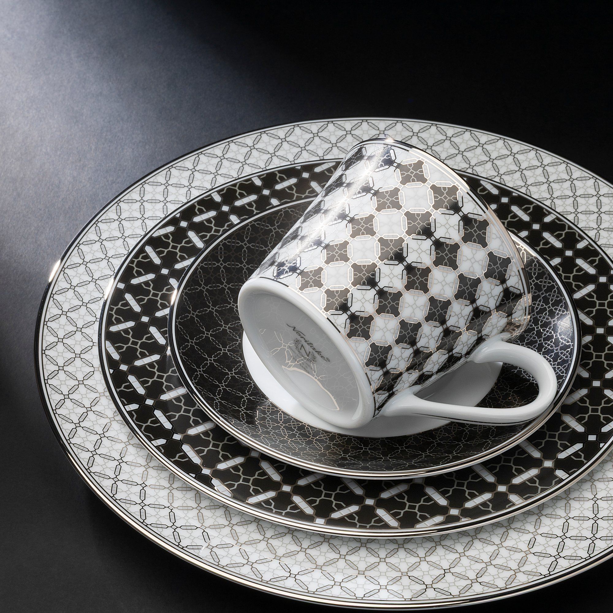 Đĩa tròn cỡ lớn đường kính 26,8cm sứ trắng | Noritake City Table 1788L - 91020