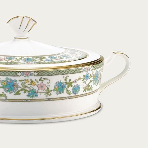  Âu cơm (thố cơm) có nắp dung tích 1.980ml sứ xương Nhật Bản | Noritake Yoshino 9983J - 59529 