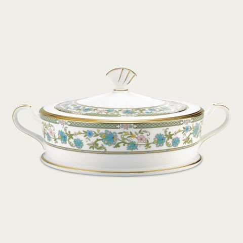  Âu cơm (thố cơm) có nắp dung tích 1.980ml sứ xương Nhật Bản | Noritake Yoshino 9983J - 59529 