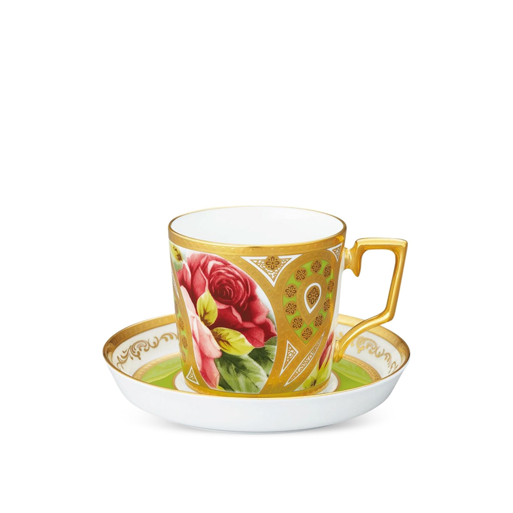 Chén trà (tách cà phê) dung tích 160ml kèm đĩa lót sứ trắng cao cấp | Noritake The Homage Collection H-770J - T2402