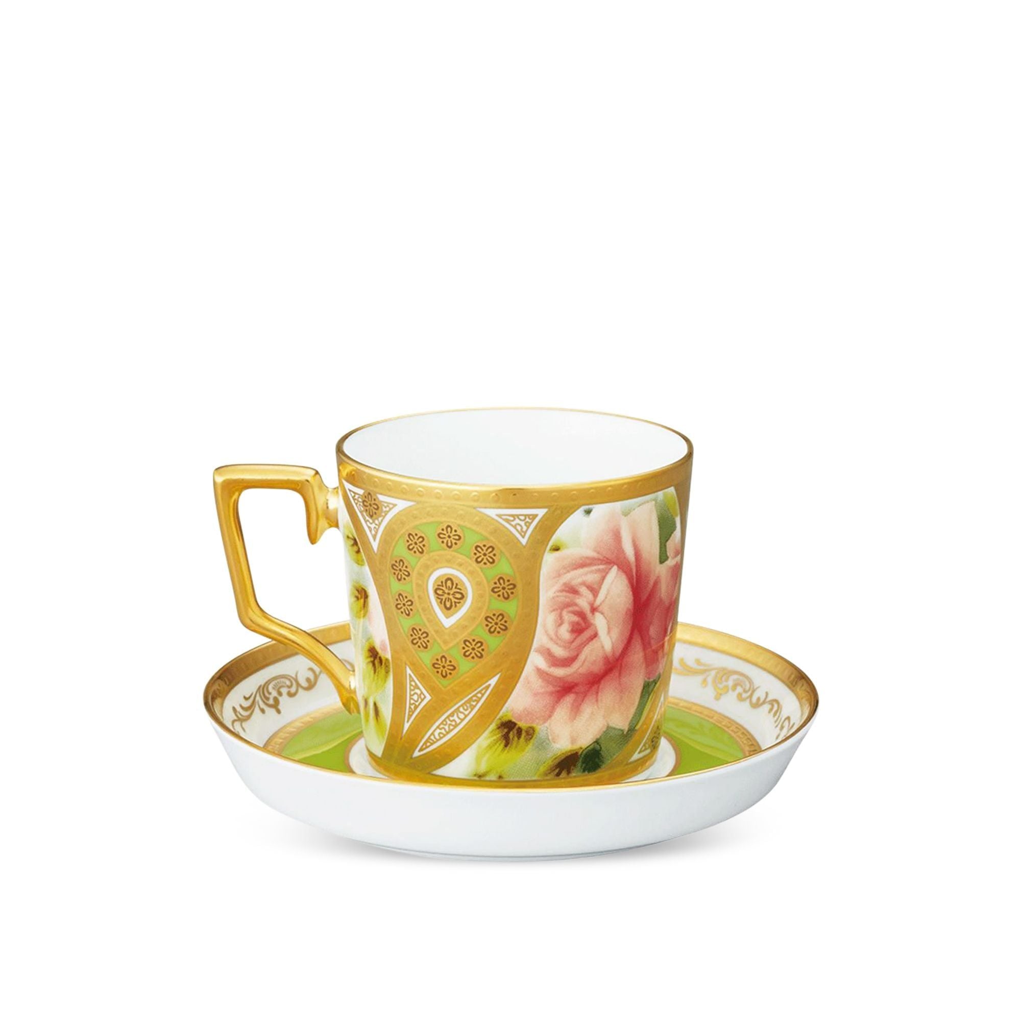 Chén trà (tách cà phê) dung tích 160ml kèm đĩa lót sứ trắng cao cấp | Noritake The Homage Collection H-770J - T2402