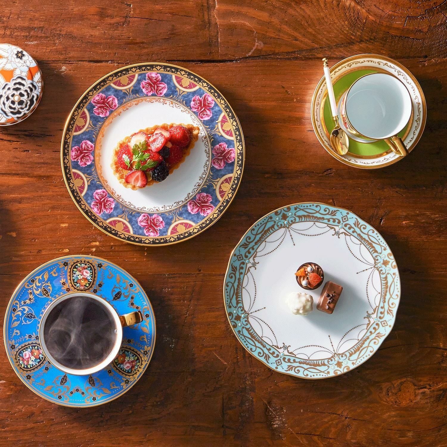 Chén trà (tách cà phê) dung tích 160ml kèm đĩa lót sứ trắng cao cấp | Noritake The Homage Collection H-770J - T2402