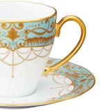  Chén trà (tách cà phê) dung tích 160ml kèm đĩa lót sứ trắng cao cấp | Noritake The Homage Collection H-772J - T2403 