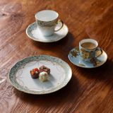  Chén trà (tách cà phê) dung tích 160ml kèm đĩa lót sứ trắng cao cấp | Noritake The Homage Collection H-772J - T2403 