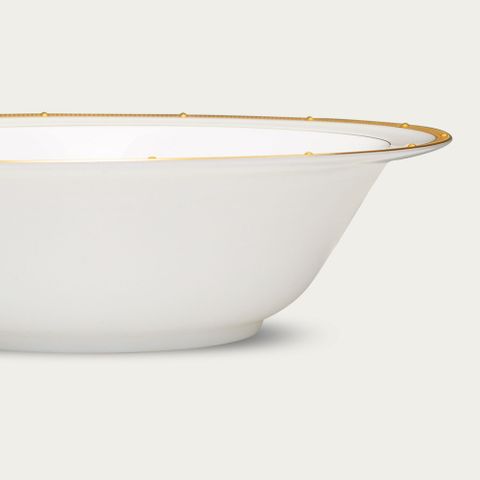  Bát canh (tô canh) tròn 24,4cm dung tích 1.120ml sứ xương | Noritake Rochelle Gold 4796L - 97208 