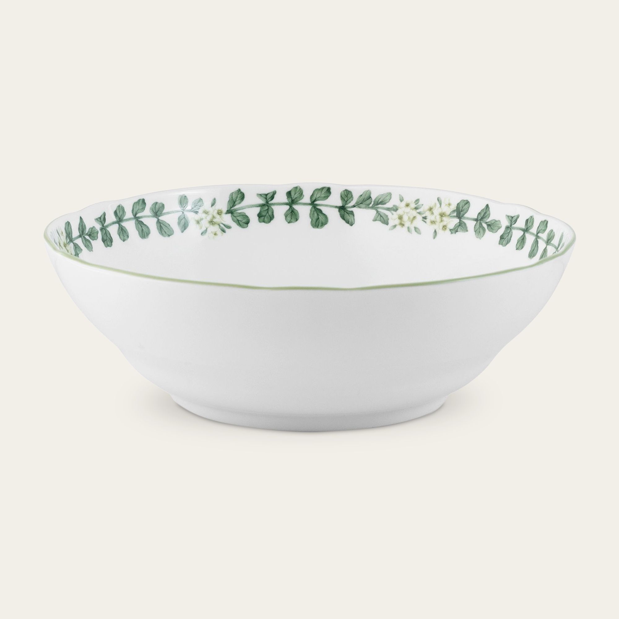 Bát canh (tô canh) tròn 22,2cm sứ xương | Noritake English Herbs 4942L - 97808