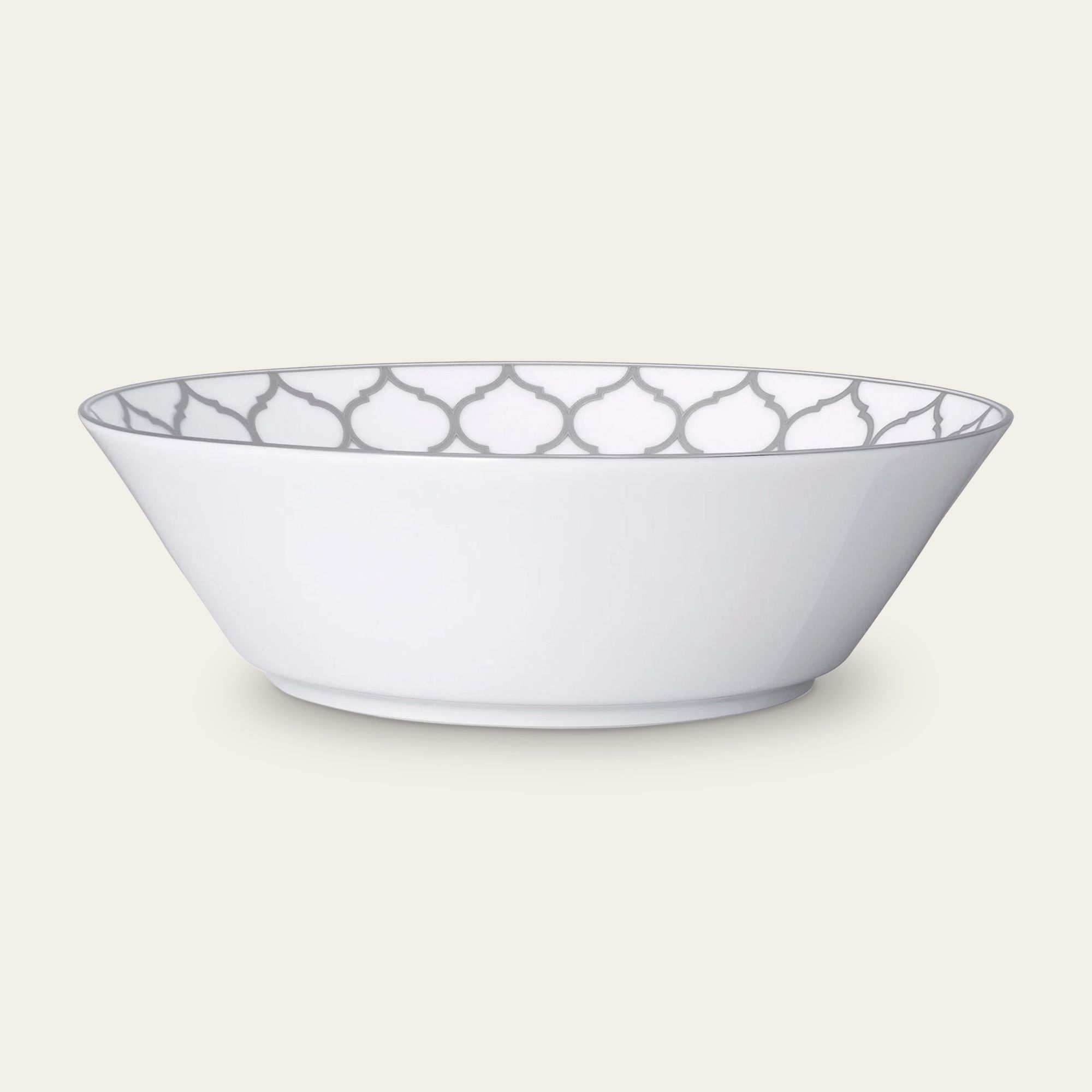 Bát canh (tô canh) tròn 22,2cm dung tích 1.400ml sứ trắng | Noritake Eternal Palace 1717L - 91008