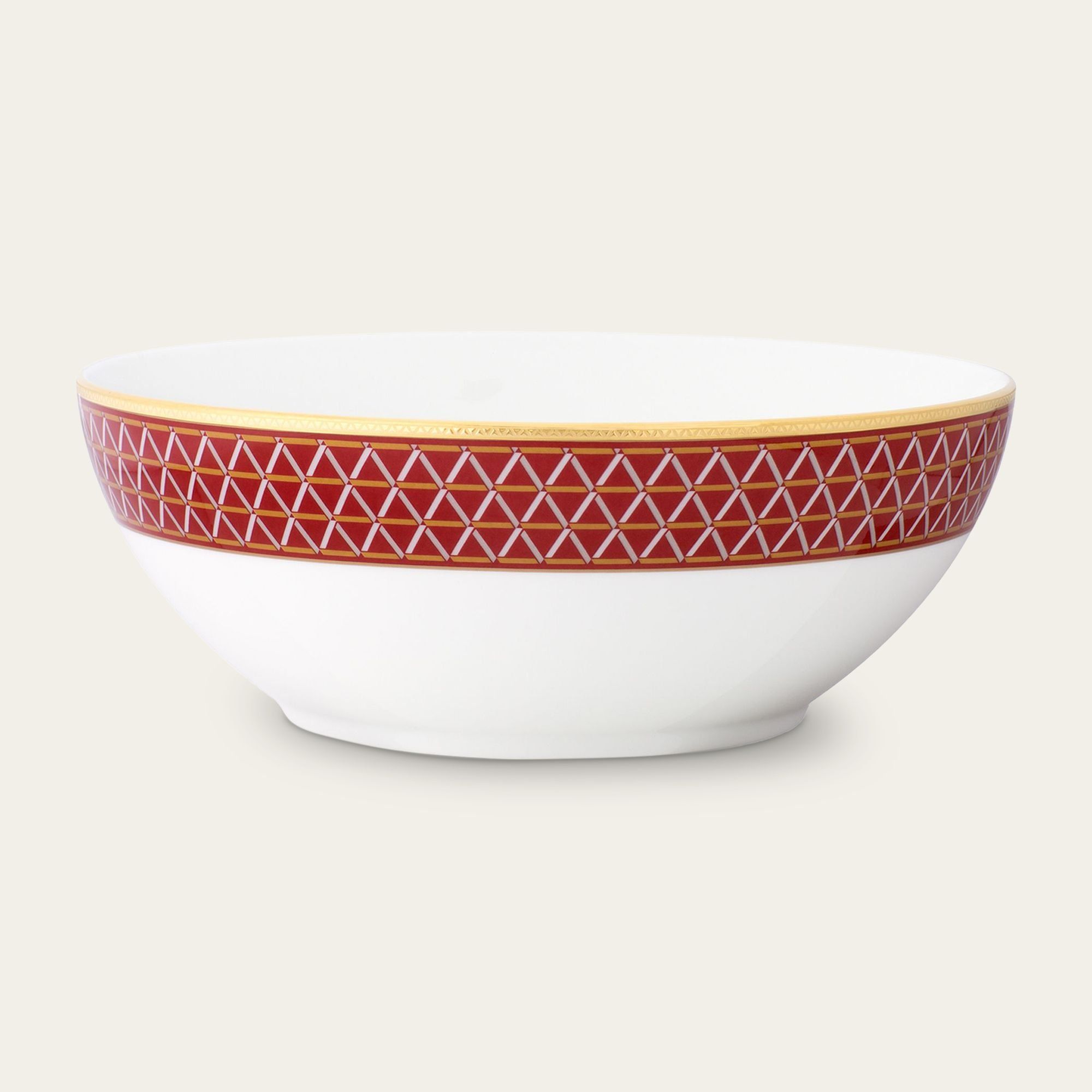Bát canh (tô canh) tròn 22,4cm dung tích 1.950ml sứ xương | Noritake Crochet 4966L - 97382