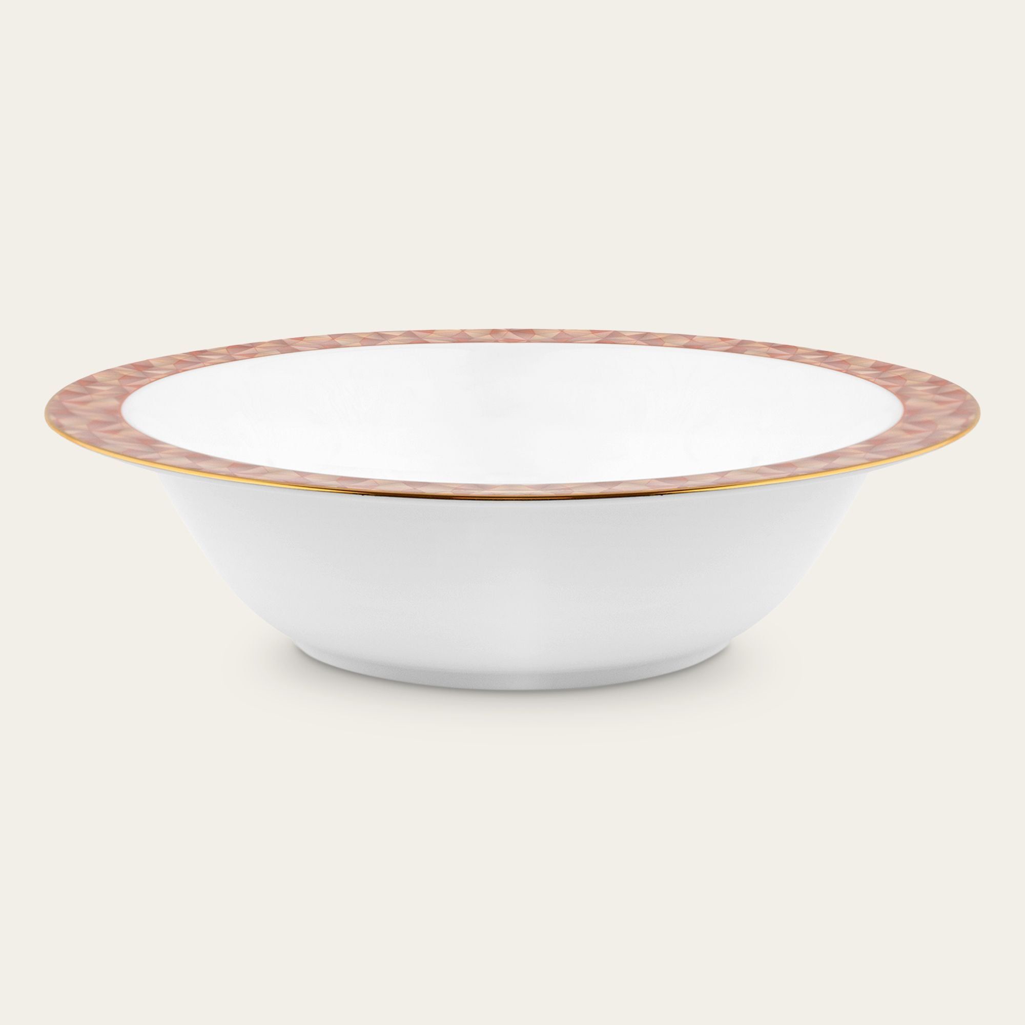 Bát canh (tô canh) tròn 24,4cm dung tích 1.120ml sứ xương | Noritake Splendid Umber 4970L - 97208
