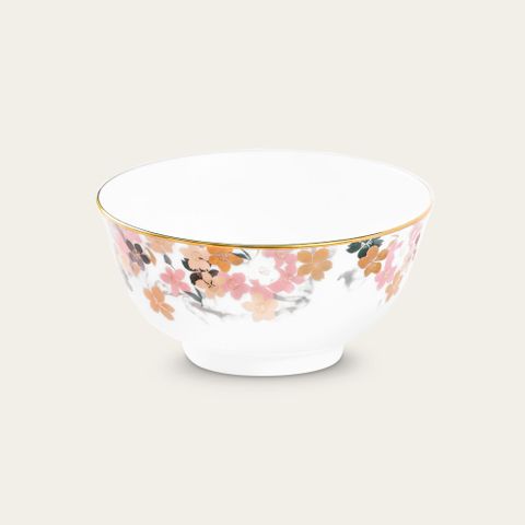  Bát mỳ (tô mỳ) đường kính 16,1cm dung tích 880ml sứ xương | Noritake Moonlit Blossoms 4969L - 50192A 