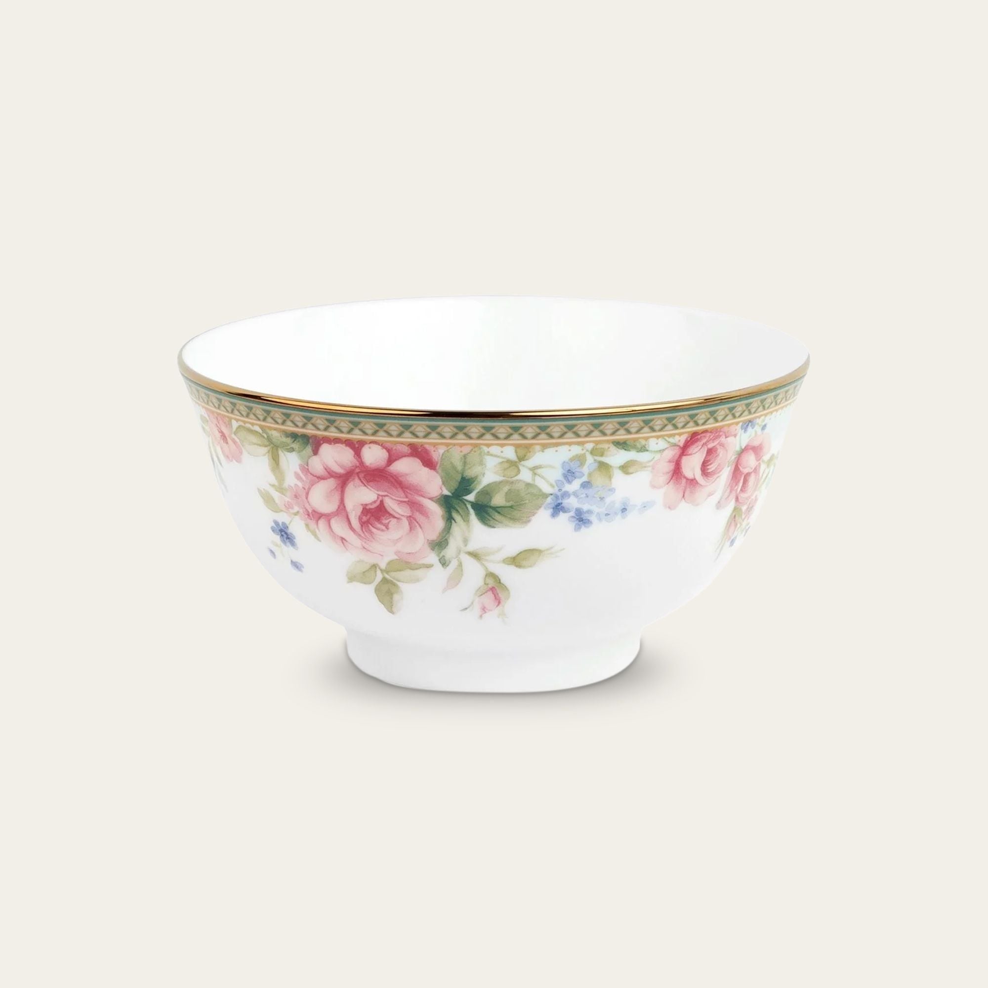 Bát mỳ (tô mỳ) đường kính 16,2cm dung tích 850ml sứ trắng | Noritake Rosa Basket 1736L - 91895