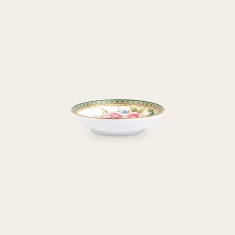  Đĩa tròn 9,8cm đựng nước chấm, gia vị sứ trắng |Noritake Rosa Basket 1736L - 91419 