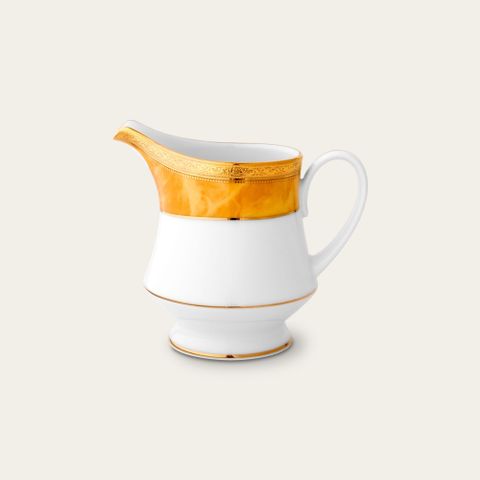  Bình (hũ) đựng sữa dung tích 260ml sứ trắng | Noritake Majestic YELLOW M-168L - 91128 