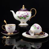 Bộ ấm chén uống trà (Đặc biệt: vẽ tay) 22 món sứ xương Nhật Bản cao cấp | Noritake Violet T773 - T24 