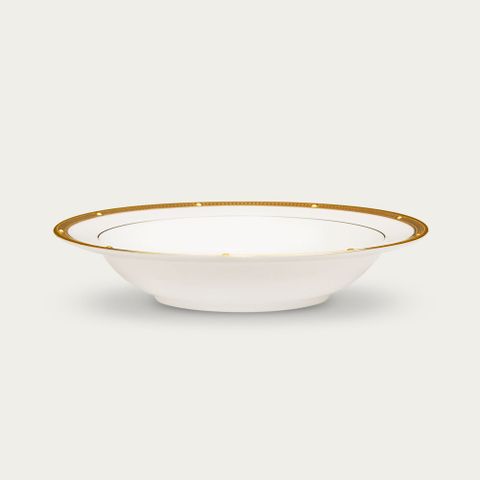  Đĩa sâu lòng 21,4cm dung tích 300ml sứ xương | Noritake Rochelle Gold 4796L - 97207 