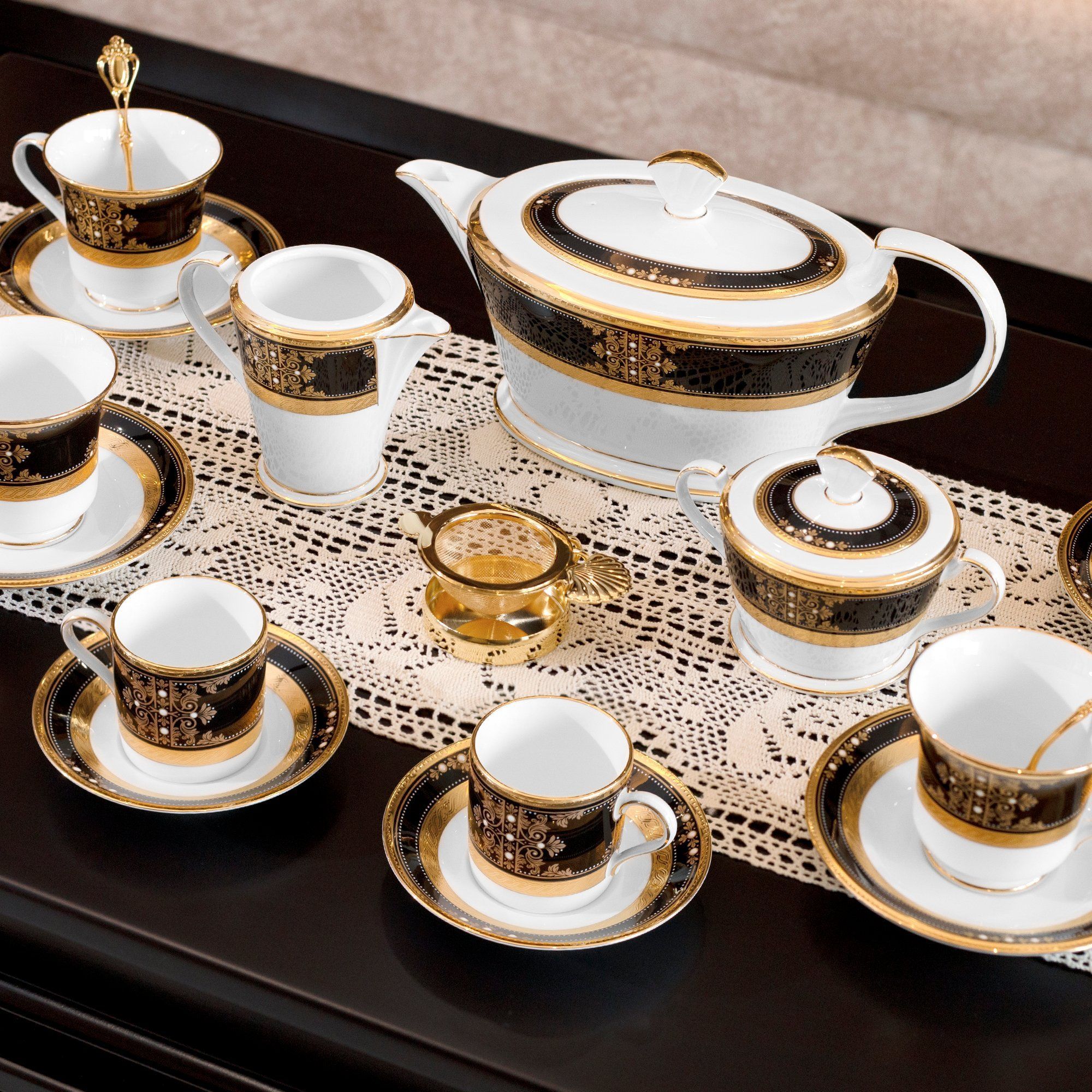 Bình (hũ) đựng sữa dung tích 290ml sứ xương Nhật Bản | Noritake Evening Majesty 4818J - 59528