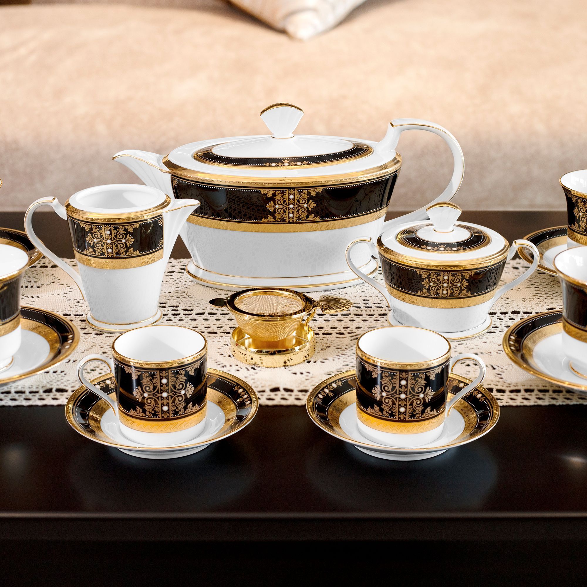 Bình (hũ) đựng sữa dung tích 290ml sứ xương Nhật Bản | Noritake Evening Majesty 4818J - 59528