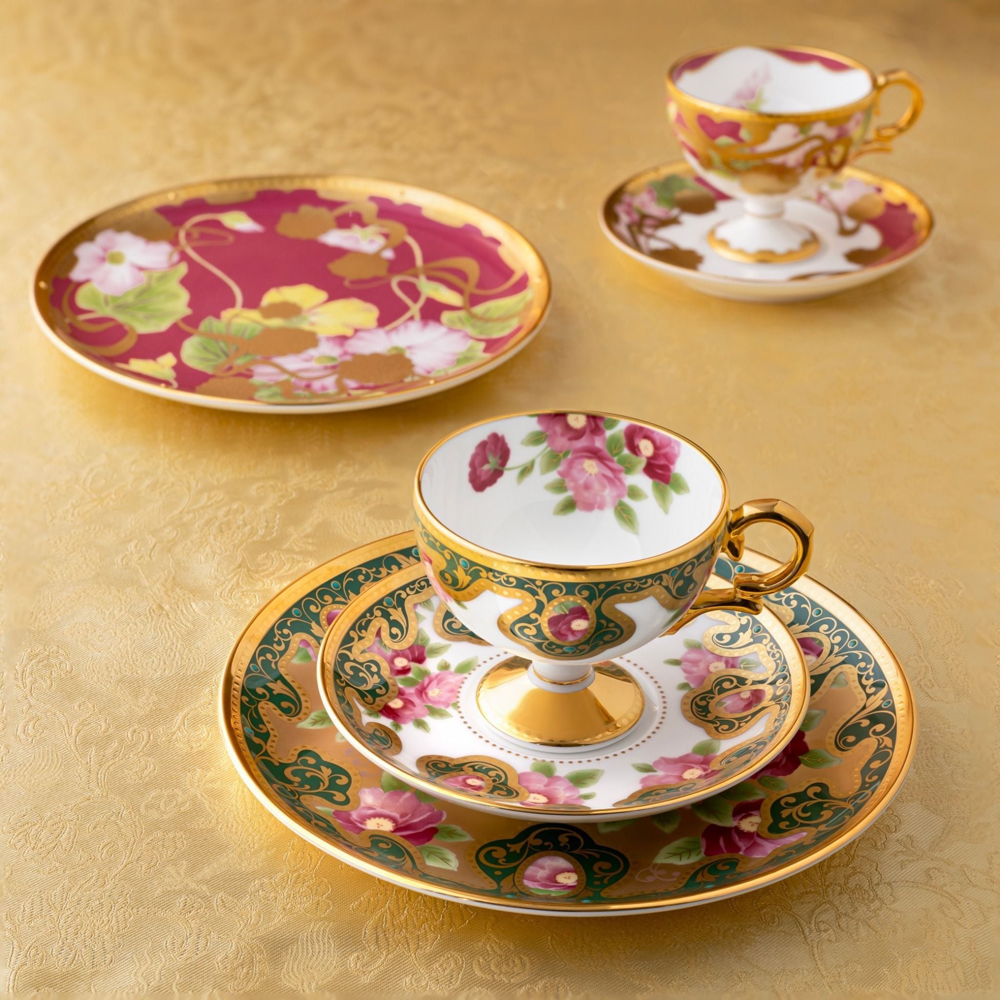 Bộ ấm chén trà 16 món sứ xương Nhật Bản | Noritake Wabana 4662J - T17ANEW