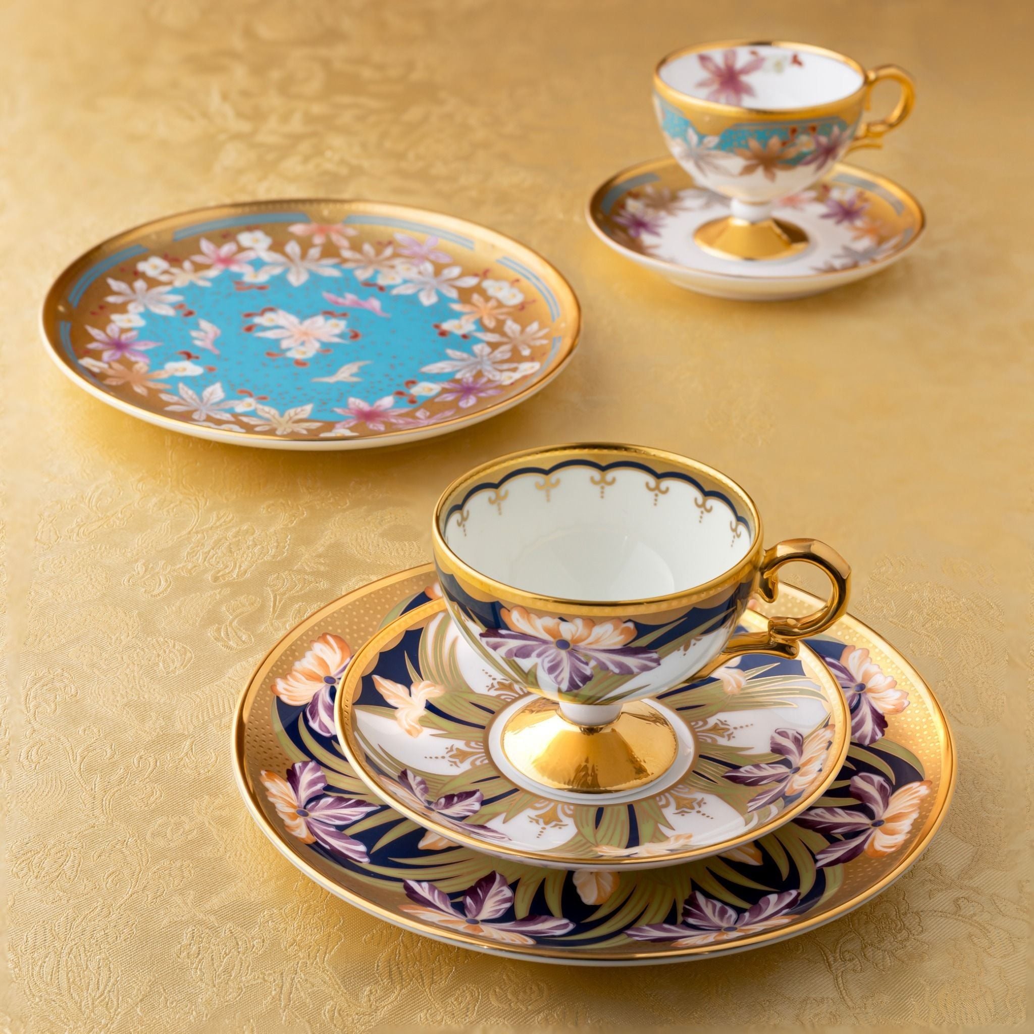 Bộ ấm chén trà 16 món sứ xương Nhật Bản | Noritake Wabana 4662J - T17ANEW
