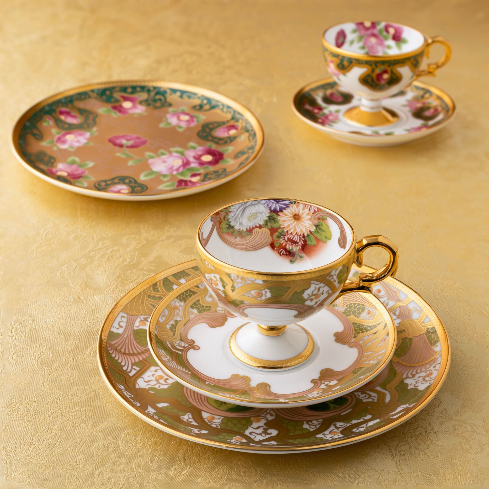 Bộ ấm chén trà 16 món sứ xương Nhật Bản | Noritake Wabana 4662J - T17ANEW