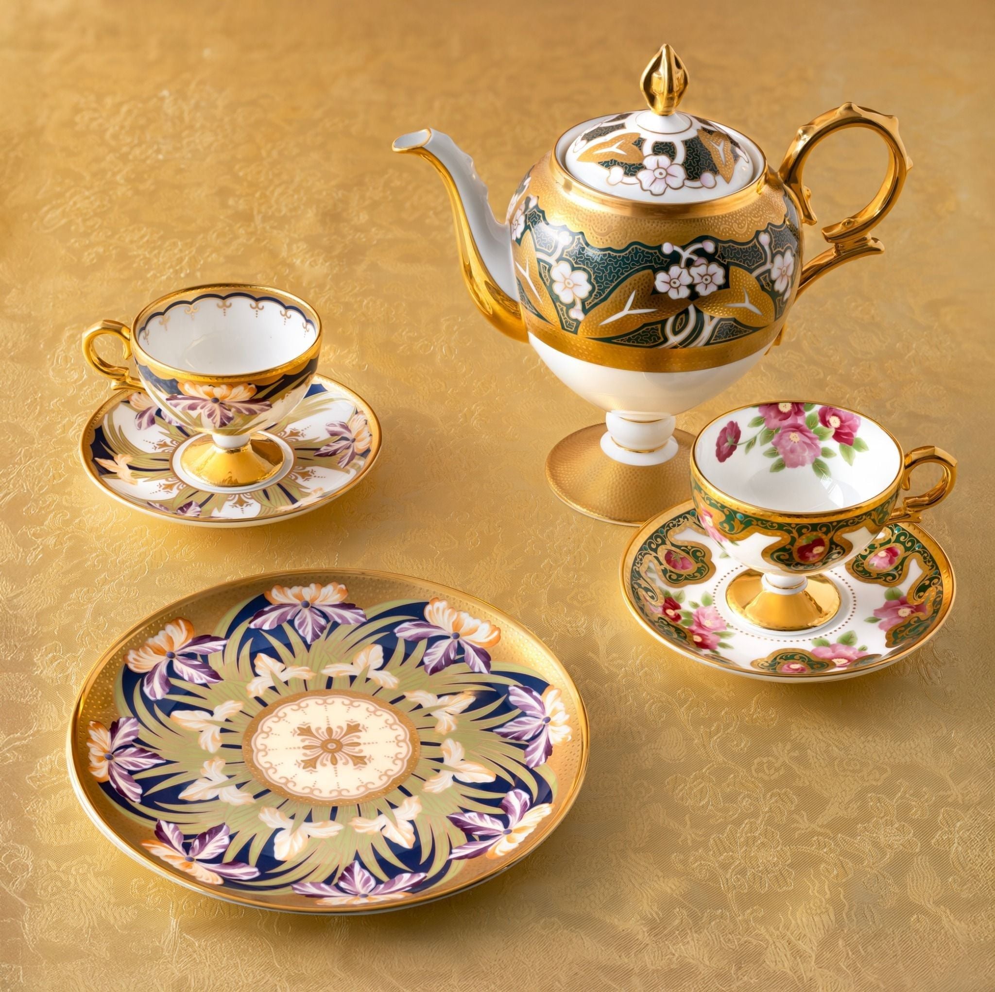 Bộ ấm chén trà 16 món sứ xương Nhật Bản | Noritake Wabana 4662J - T17ANEW