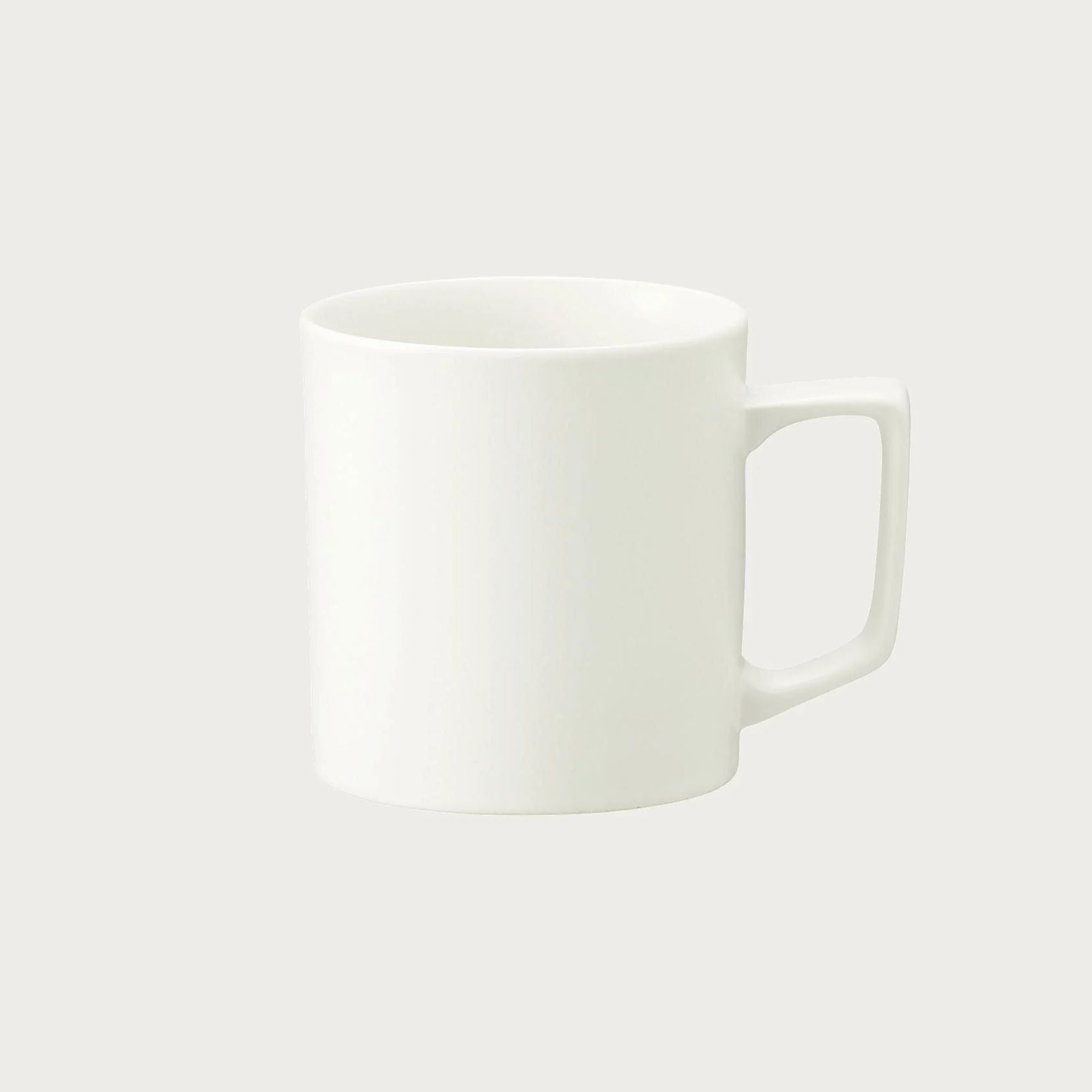 Cốc (ly) uống nước, cà phê màu trắng dung tích 335ml sứ trắng Nhật Bản | Noritake Resta 1762-B - 11701B