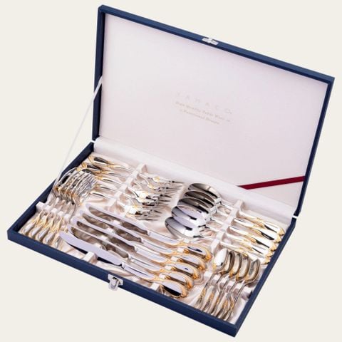  Bộ dao muỗng nĩa (dao thìa dĩa) 25 món mạ vàng cho 5 người | Yamazaki Cache G/A YCAAS - 25 